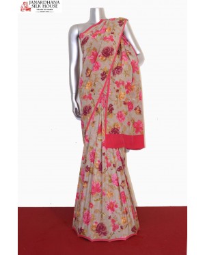 Printed Pure Crepe Silk Saree..
