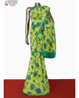 Printed Pure Crepe Silk Saree..
