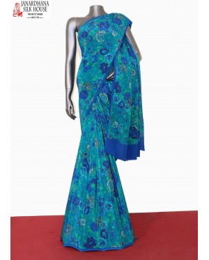 Printed Pure Crepe Silk Saree..