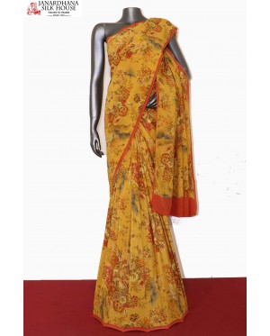 Printed Pure Crepe Silk Saree..