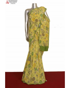 Printed Pure Crepe Silk Saree..