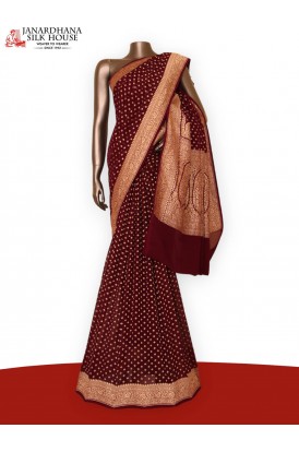 Exclusive Handloom Banarasi Georgette Silk Saree