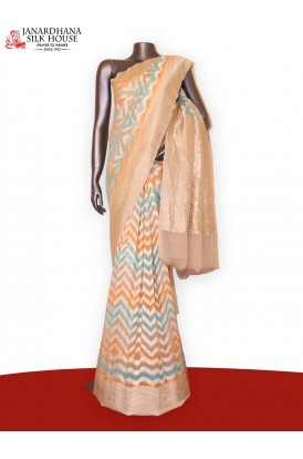 Designer Banarasi Georgette Silk Saree