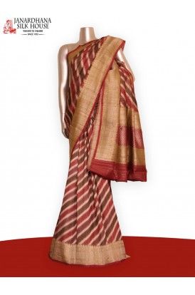 Exclusive Handloom Tussar Silk Saree