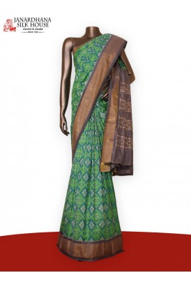 Handloom Ikat Patola Silk Saree