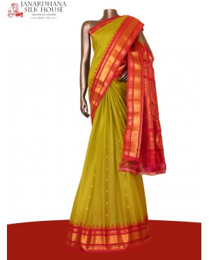 Traditional Handloom Gadwal Si..