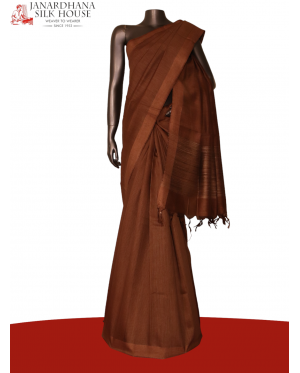 Handloom Pure Tussar Silk Sare..