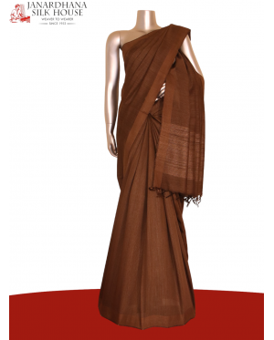 Handloom Pure Tussar Silk Sare..