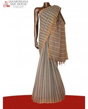 Handloom Pure Tussar Silk Sare..