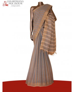 Handloom Pure Tussar Silk Sare..