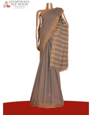 Handloom Pure Tussar Silk Sare..