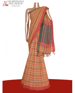 Handloom Pure Tussar Silk Sare..