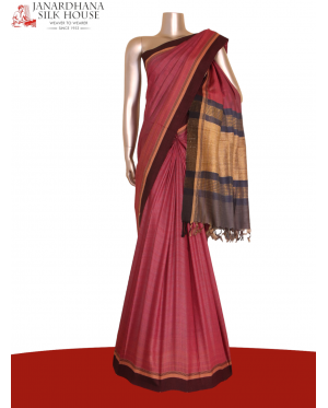 Handloom Pure Tussar Silk Sare..