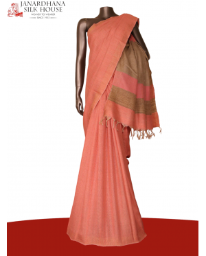 Handloom Pure Tussar Silk Sare..