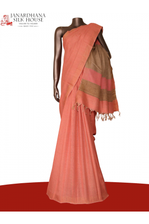 Handloom Pure Tussar Silk Saree