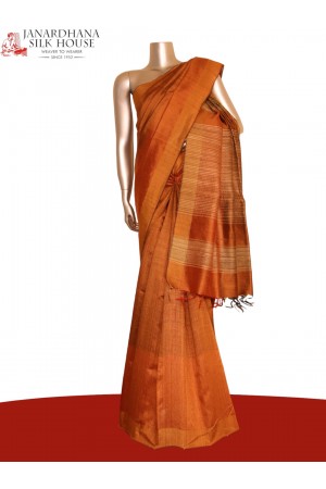 Handloom Pure Tussar Silk Saree