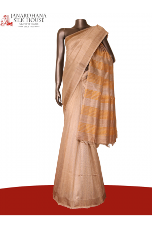 Handloom Pure Tussar Silk Saree