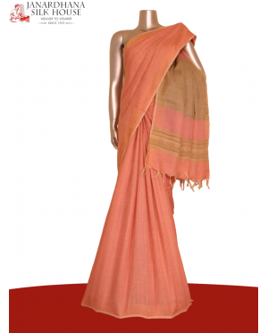 Handloom Pure Tussar Silk Sare..