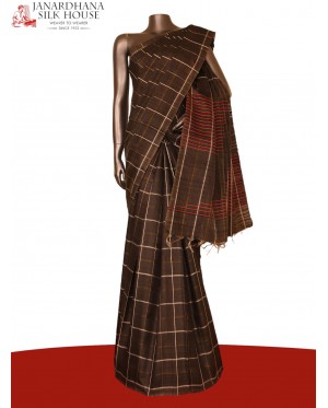 Handloom Pure Tussar Silk Sare..