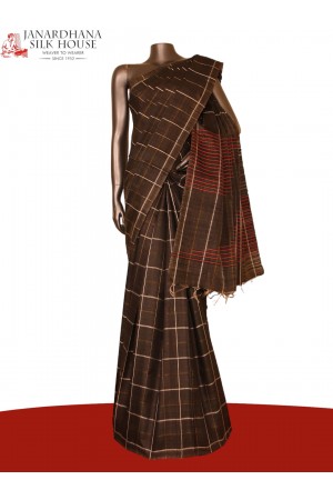 Handloom Pure Tussar Silk Saree