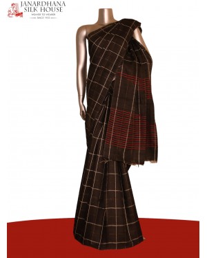 Handloom Pure Tussar Silk Sare..