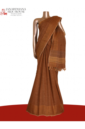 Handloom Pure Tussar Silk Saree