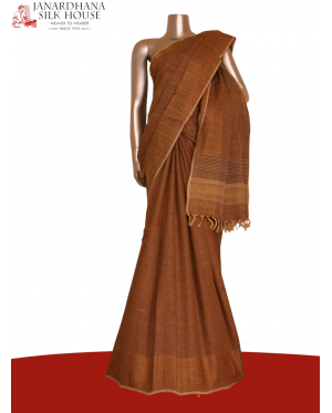 Handloom Pure Tussar Silk Sare..