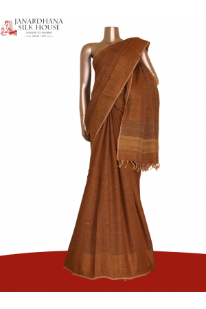 Handloom Pure Tussar Silk Saree