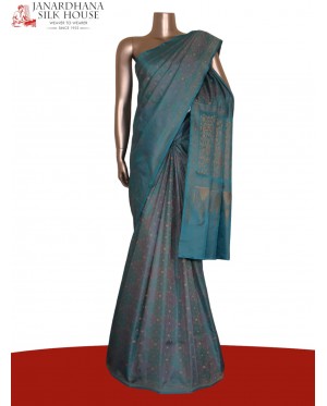 Exquisite Handloom Jamawar Tan..