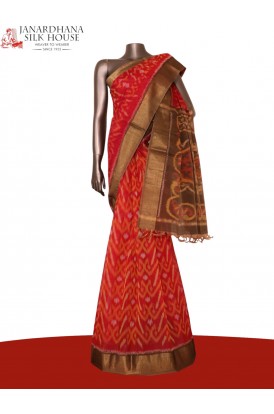 Exclusive Pochampally Silk Cotton Saree