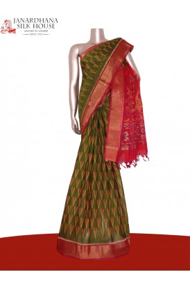 Exclusive Pochampally Silk Cotton Saree