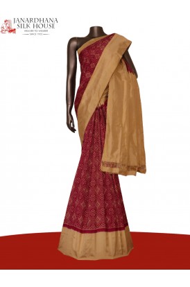 Exclusive Classic Handloom Ikat Patola Silk Saree