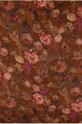 Designer Pure Printed Crepe Silk Fabric