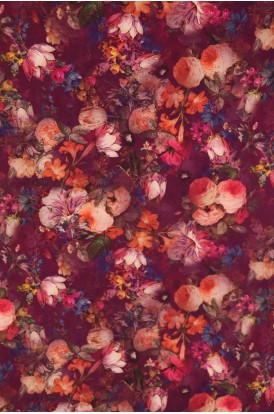 Designer Pure Printed Crepe Silk Fabric
