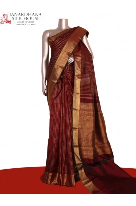 Pure Handloom Kanjeevaram Silk..