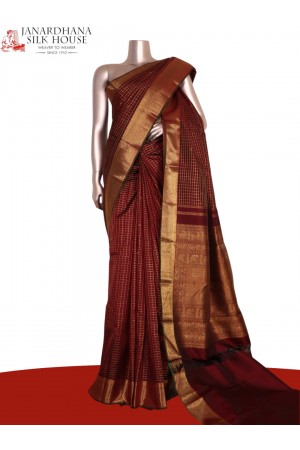 Pure Handloom Kanjeevaram Silk Saree