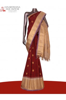 Exclusive Pure Gadwal Silk Sar..