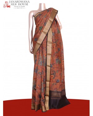 Floral Pure Printed Silk Saree..