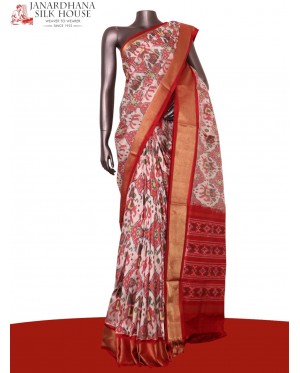 Pure Handloom Patola Ikat Silk..