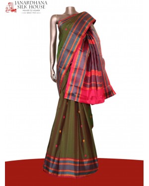 Pure Handloom Kanjeevaram Silk..