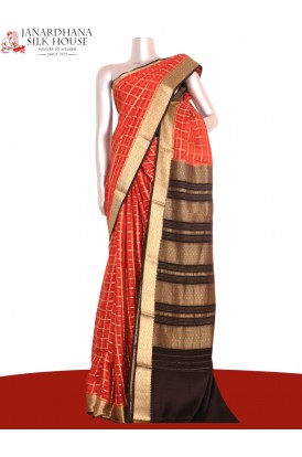 Pure Mysore Crepe Silk Saree..