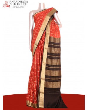 Pure Mysore Crepe Silk Saree..