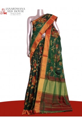 Pure Handloom Patola Ikat Silk Saree