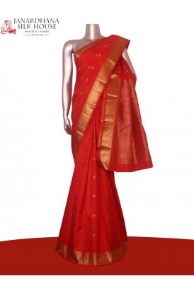 Pure Handloom Kanjeevaram Silk..