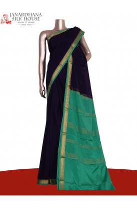 Pure Contrast Mysore Crepe Sil..