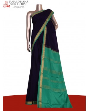 Pure Contrast Mysore Crepe Sil..