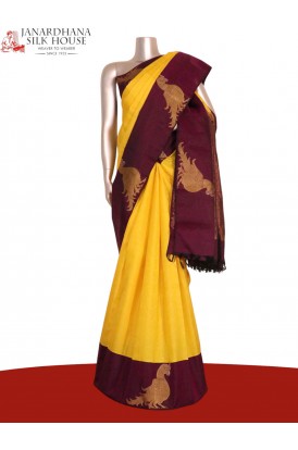 Pure Handloom Kanjeevaram Silk..