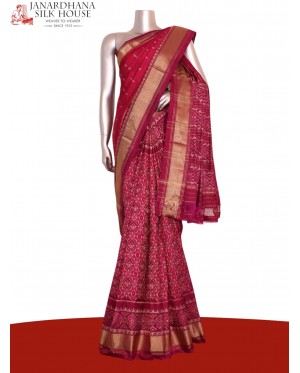 Pure Handloom Patola Ikat Silk..