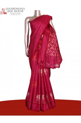 Pure Handloom Patola Ikat Silk..