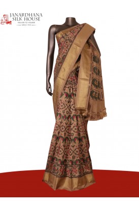 Pure Handloom Patola Ikat Silk..